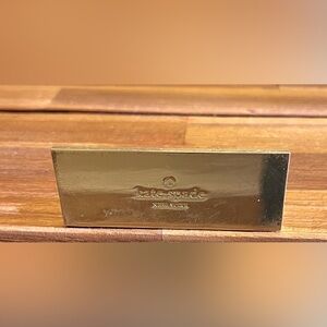 Kate Spade New York Gold-Tone Business Card Holder